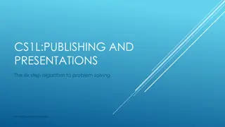 Six-Step Algorithm for Effective Problem Solving