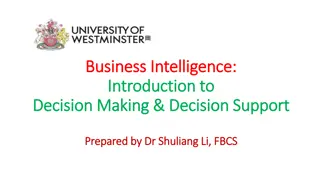 Introduction to Business Decision-Making