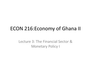 Financial Sector of Ghana: Concepts and Development