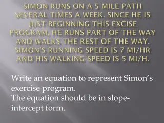 Analyzing Simon's Exercise Equation