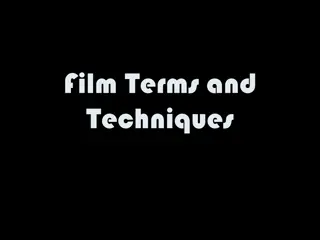 Understanding Film: Terms and Techniques