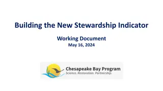 Proposed Stewardship Indicator Components