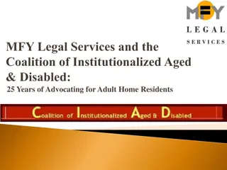 Advocating for Adult Home Residents: A Legal Perspective