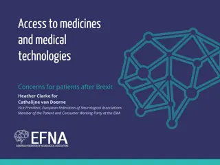 Concerns for Patients Regarding Access to Medicines Post-Brexit