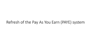 Refresh of PAYE System Overview