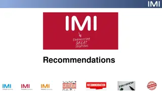 Effective Recommendations for Company Success