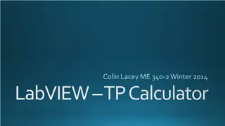Creating a Thermophysical Properties Calculator in LabVIEW