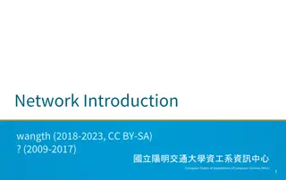 Introduction to TCP/IP Networking Protocols