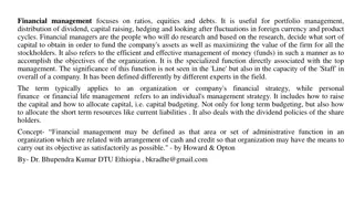 Understanding Financial Management in Business