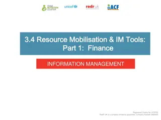 Humanitarian Financing and Resource Mobilisation Strategies
