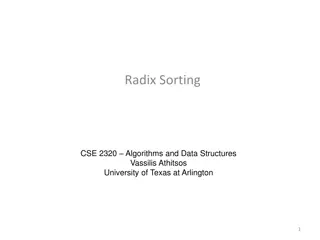 Radix Sorting and Bits Concepts