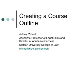 Crafting a Comprehensive Course Outline