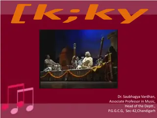 Saubhagya Vardhan, Associate Professor in Music at P.G.G.C.G, Chandigarh