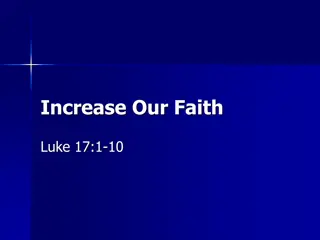 Lessons on Faith and Forgiveness