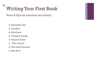 Crafting Your First Narrative Non-Fiction: Tools & Tips