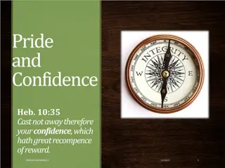 Church Teachings on Pride, Confidence, and Humility