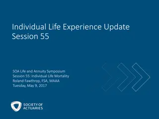New Individual Life Mortality Study Overview