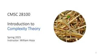 Complexity Theory Insights