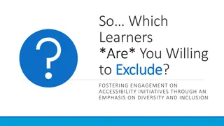 Fostering Engagement on Accessibility Initiatives Through Diversity and Inclusion
