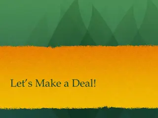 Let's Make a Deal with Napoleon Bonaparte
