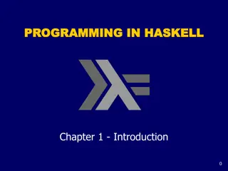 Introduction to Functional Programming in Haskell