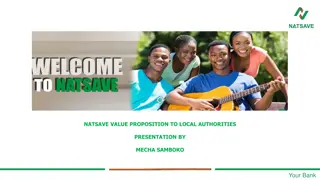 NATSAVE Value Proposition to Local Authorities Presentation