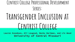 Understanding Transgender Challenges in Higher Education