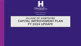 Hampshire Capital Improvement Plan Overview