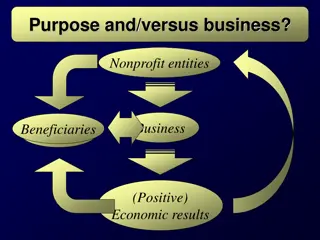 Purpose and Business Entities