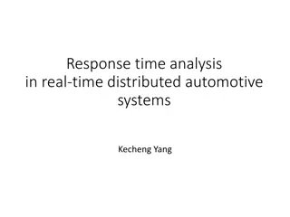 Real-Time Distributed Automotive Systems Analysis