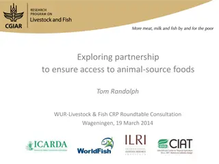 Ensuring Access to Animal Source Foods through Research and Development