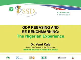 Nigerian GDP Rebasing and Re-benchmarking Experience