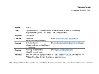 AI-Based Medical Device Regulatory Guidelines