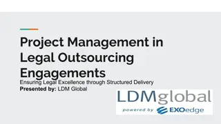 Project Management in Legal Outsourcing Engagements