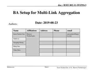 Multi-Link Aggregation Protocol
