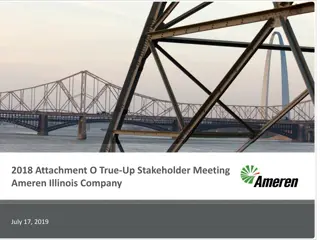 Transmission Rate True-Up Stakeholder Meeting Update