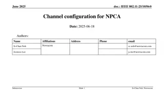 Channel Configuration Update for Improved Efficiency