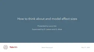 Modeling Effect Sizes in Research