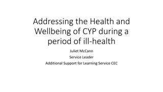 Addressing Wellbeing of Children and Young People in Educational Settings