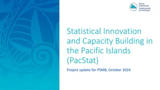 Innovating Statistical Capacity Building in Pacific Islands