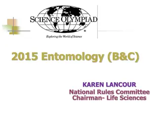 2015 Entomology B&C Event Overview
