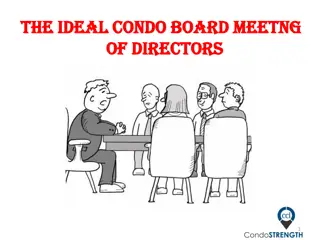 Ideal Condo Board Meeting - Responsibilities, Duties, and Best Practices