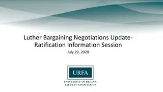 July 20, 2020 Negotiations Update - Luther Bargaining