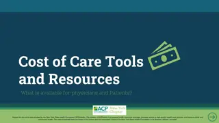Healthcare Cost Management Tools and Resources