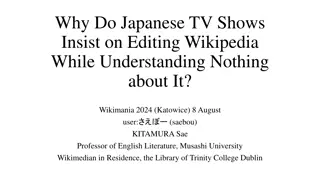 Japanese TV Show Wikipedia Editing Phenomenon
