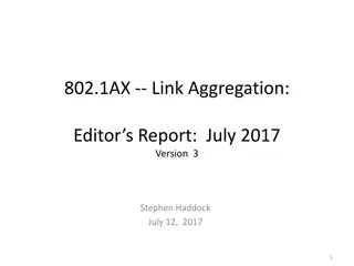 Understanding Link Aggregation in 802.1AX