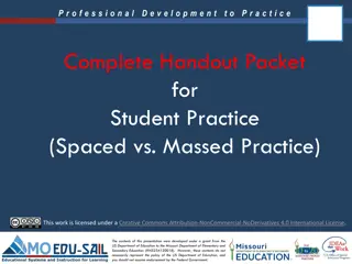 Effective Professional Development Practices