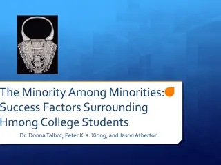 Success Factors for Hmong College Students