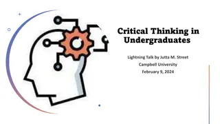Enhancing Critical Thinking in Undergraduates: Adolescent Brain Study
