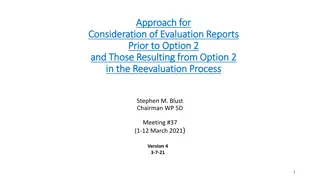 Evaluation Reports Reevaluation Process